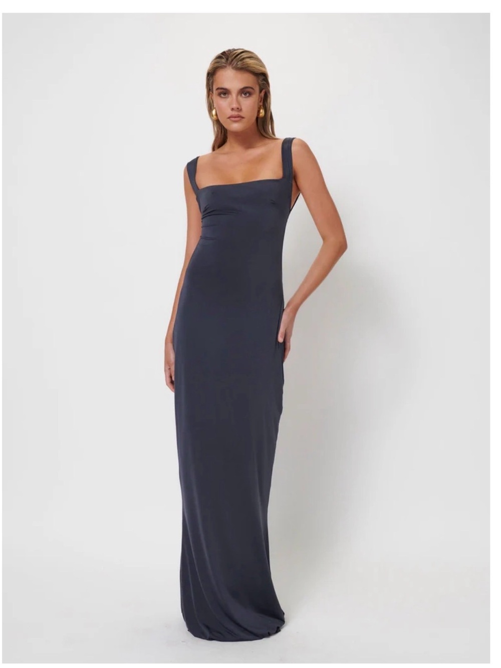 Effie Kats HELENA GOWN - THUNDER backless